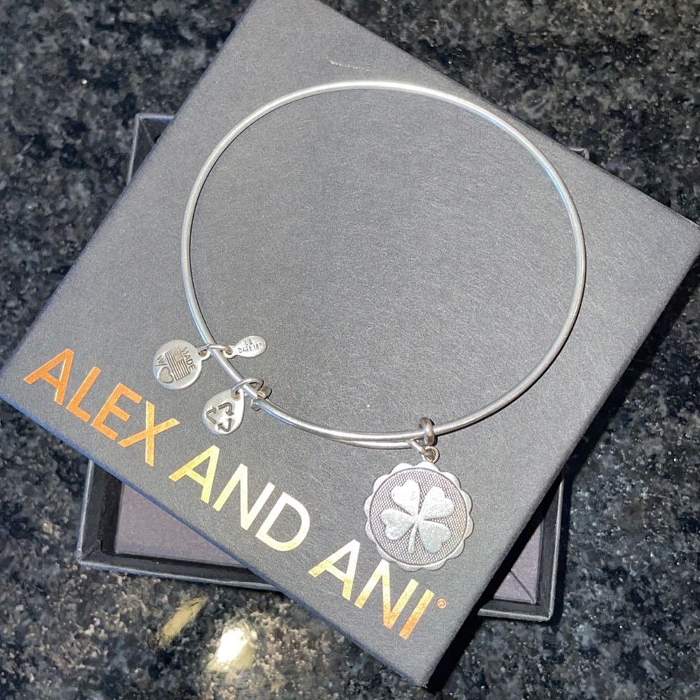 Alex and Ani Shamrock bracelet